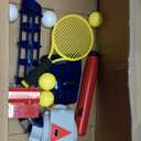 iPlay, iLearn Kids Pitching Machine Toys, 2 in 1 RC Baseball Tennis Pitcher, Auto Ball Launching Bat, Boy Outdoor Outside Sports Backyard Game, Birthday Gift 5 6 7 8 10 12 Yr Youth-Partially Assembled