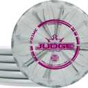 Dynamic Discs Judge Disc Golf Putter, Men and Women Frisbee Golf Putter Set, 170g+, Discs Golf Color & Stamp Will Vary, 5 Pack