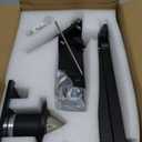 Lawn Mower Blade Sharpener & Lawn Mower Blade Balancer, 15-45 Adjustable Mower Blade Sharpener and High Precision Magnetic Mower Blade Balancer for Many Types of Mower Blade, Black