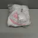 3 x Bunny Costume,Bunny Ears Headbands and Tail Set,Halloween Adult Long Furry Rabbit Ear Headband Halloween Party Cosplay White Rabbit Ears Costume Hair Accessories for Adult Women Easter Cosplay