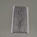 14yd/13.5m Metallic Braid Lace Trim, Silver Centipede Lace Ribbon Trim & Embellishments, Braided Lace for DIY Craft, 0.4" Wide Lace Ribbon Sewing Accessories for Costume Home Decorative