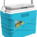 Pinnacle 10 Liter Insulated Cooler Lunch Box -Portable Camping/Picnic Hard Cooler Coolbox Keeps Cool for 48 hrs. with Ice RetentionHeavy Duty Cooler for Beach, Grill, Travel,Tailgating,Small