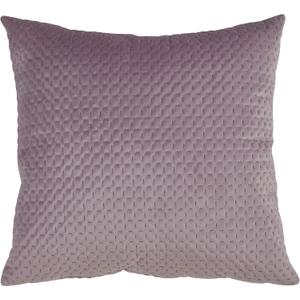 SARO LIFESTYLE Pinsonic Velvet Throw Pillow, Lavender, 22"x22", Poly Filled