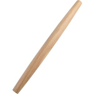 French Rolling Pin (17 Inches) WoodenRoll Pin for Fondant, Pie Crust, Cookie, Pastry, Dough Tapered Design & Smooth Construction - Essential Kitchen Utensil