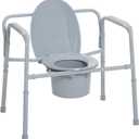 Drive 11117N-1 Medical Medical Bariatric Folding Commode