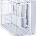 Lian Li O11 Vision -Three Sided Tempered Glass Panels - Dual-Chamber ATX Mid Tower - Up to 2 x 360mm Radiators - Removable Motherboard Tray for PC Building - Up to 455mm Large GPUs (O11VW.US)