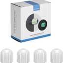 remedic Non Slip Door Knob Covers - Glow in The Dark - Set of 4 for Better Grip, Static-Free, Arthritis-Friendly, Ideal for Seniors & Nighttime Orientation  Grip Aid for Joint Pain Relief