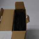 Magnetic Screen Door - Self Sealing, Heavy Duty, Hands Free Mesh Partition Keeps Bugs Out Let Breeze in- Pet and Kid Friendly - Keep Open Feature (Black, Fit Door Size 38 x 82 Inch)