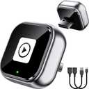 Wireless Carplay Adapter, Wired CarPlay to Wireless,Mini USB Design for Car Play&Android Auto, 2025 Upgrade Easy Use Fast Stable Connection for iPhone (Gray)