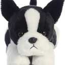 Aurora Adorable Flopsie Buster Boston Terrier Stuffed Animal - Used to Create Imaginative Play Adventures - Perfect for Birthdays, Kids and Adults, All Ages - Black 12.5 Inches