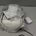 Cat Water Fountain Stainless Steel 108oz/3.2L, APAUK Automatic Pet Fountain Dog Water Dispenser with Water Level Window, Quiet Cat Fountain for Drinking, Inside with Replacement(1 Filters&1 Sponges)