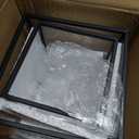 yshengood Hurricane Glass Candle Holder,Black Candle Holder 3 Pieces