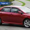 Window Visors Rain Guards Shield for 2003-2008 Toyota Corolla, Out-Channel Window Vent Wind Deflectors Visors Shades for 03-08 Corolla