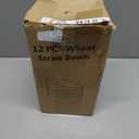 12 Pcs Unbreakable Cereal Bowls Set, 26 Oz Wheat Straw Bowls Set, Microwave & Dishwasher Safe Bowls for Kitchen, Reusable Plastic Bowls for Soup, Salad and Snack, BPA Free, Dark Blue