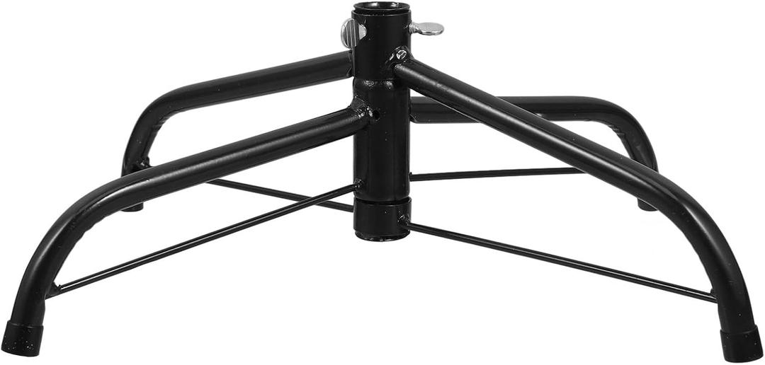Amosfun Metal Christmas Tree Stand Folding Xmas Tree Stand Replacement for 4 Ft to 5 Ft Artificial Tree