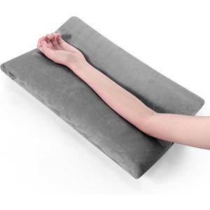 Soaoo Arm Pillows for Adults Pain Relief for Arm Pain Broken Post Surgery Soft Rest Support Pillow Leg Injury(Grey)