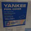 Yankee Pool Cover for 16x32 ft Rectangular Pool: Extra Thick & Durable | Sapphire Series of Premium Cold- and UV-Resistant In-Ground Pool Protection