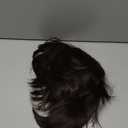 Baruisi Short Fluffy Mens Wig Synthetic Layered Brown Wig for Men Halloween Cospaly Hair Wig