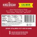 King Oscar Premium Salmon in Olive Oil with Lemon, 4.05-Ounce Cans (Pack of 12, Packaging May Vary), Skinless & Boneless Salmon (EXP 02/16/31)