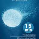 Retainer Cleaner Tablets (120 pcs), Denture Cleaning Tablets for Invisalign, Night Mouth Guard for Aligners, Remove Odors Stains and Plaque, Quick Cleanser, Mint Fresh Flavor, 4 Month Supply (Blue)