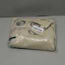 ChrisDowa Blackout Door Curtains for Doorway Privacy, Grommet Closet Curtains for Bedroom Closet Door, Thermal Insulated Temporary Doorway Cover Room Divider Drapes (1 Panel, Beige, 34 x 80 Inch)