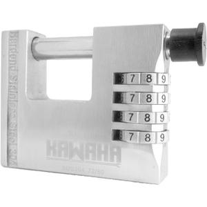 72/80 Stainless Steel D Shape Heavy Duty Padlock for Garage Door, Container, Shed and Warehouse