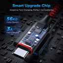 etguuds USB C Cable 2ft, 5-Pack USB to USB C Charger Cable, Fast Charging Cord Type C for iPhone 17 16 15 Pro Max Plus 17 Air 16e, Samsung Galaxy S25 S24 S23 S22 S21 S20 A17 A16 A15 A26 A36 A56 A55