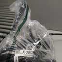 Innqoo Black Tall Table Lamp with USB Port and Outlet, Dimmable Nightstand Bedside Lamps with Linen Lampshade, Desk Lamp for Bedroom, Living Room, Guest Room, Home Office, LED Bulb Included