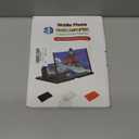 10'' Screen Magnifier Amplifier 3D HD Smart Mobile Phone Movies Amplifier with Leather Foldable Holder Stand for Any Smartphone (Black)