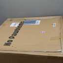 No Pawblems Free Standing Dog Gate with Door, 30'' Tall Foldable Dog Fence for Indoor & Outdoor, Up to 156 Inch Extra Wide Christmas Tree Fences for Dogs, Toddler(Black, 6 Panels)