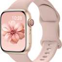 Sport Silicone Band Compatible with Apple Watch Bands 40mm 38mm 41mm 44mm 45mm 42mm 49mm Women Men,Soft Wristband Waterproof Replacement Sport Strap for iWatch Bands Series 9 8 7 6 5 4 3 2 1 SE Ultra