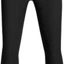 Runhit Boys BJJ Compression Pants Youth Jiu Jitsu No Gi Spats Kids Leggings Athletic Base Layer for Training MMA Wrestling (X-Small, Black)