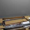 Rfiver Mobile TV Cart Rolling TV Stand for 32-83 Inch Screens up to 110lbs, Portable TV Stand on Wheels with Height Adjustable Shelf, Outdoor TV Stands Mount for Home Office MAX VESA 600x400mm, Black