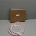 2 Pcs Long Clear Vinyl L-Type Seal Strip with Pre-Applied Self Adhesive Shower Threshold Water Dam Barrier Bathroom Glass Door Seal Strip for Gap Frameless Shower Door (3/4'' x 73'')