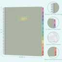 4 x 2026 Appointment Book, 30 Minutes-Hourly, Weekly  Monthly Calendar Planner 2026, Jan 2026 - Dec 2026, 8.5'' x 11'', 2026 Daily Planner with Tabs Pocket, Flexible Cover, Great for Office, Home, School (Pea Green)