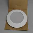 HALO 70PS Recessed Light Trim with Frosted Albalite Lens, White, 6 in.