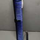 24 inches Push Broom Outdoor for Deck Driveway Garage Yard Patio Concrete Floor Cleaning-Blue
