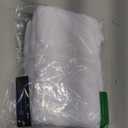 Different Touch 2 Pack Men's Tank Tops Square Cut Muscle Rib A-Shirts (XL, White W/ White Trim)