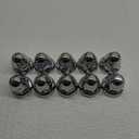 Roadpro RP-33SS10 33mm Stainless Steel Flanged Lug Nut Cover, (Pack of 10)