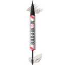 Maybelline Build-A-Brow 2-in-1 Brow Pen and Sealing Eyebrow Gel, Eyebrow Makeup for Real-Looking, Fuller Brows, Ash Brown, 1 Count