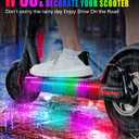 Keiurot Scooter LED Light Strips for Night Riding 5V High Bright Skateboard Lights APP Control RGBIC Waterproof Electric Scooter Accessories 2 in 1