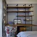 10 Pack 1 Inches x 8 Inches Black Malleable Steel Nipples Fitting, DIY Steampunk Industrial Vintage Style