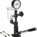 Vevor 400Bar 6000PSI Diesel Fuel Injector Tester Diesel Injector Nozzle Tester with Dual Scale Gauge to Adjust Injector Nozzle Pressure and Testing Diesel Injector Nozzle Pop Pressure Tester