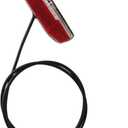 EbikeTaillight 2/3 Pin Waterproof Connector Rack Mount Super Bright LED Warning Rear Light Compatible for 6V-48V Mountain Bike Foldable Bike Night Riding Brake Signal Light