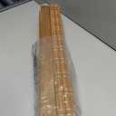 LazBlinds No Drill Cordless Bamboo Roman Shades, 35" W × 72" H, Brown