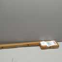 Ivilon Drapery Window Curtain Rod - End Cap Style Design 1 Inch Pole. 48 to 86 Inch Color Warm Gold