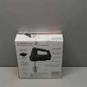 6-Speed Easy Storage Hand Mixer with 5 Attachments & Storage Case, Black (Basic)