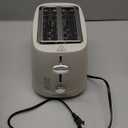 Proctor Silex Plastic 2 Slice Toaster, Bagel, Defrost & Cancel Buttons, Browning Control With 7 Shades, Auto Shutoff, Slide-Out Crumb Tray, Oat White (22660)