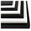 BuyPlastic White Delrin/Acetal Copolymer Plastic Sheet 1-1/4" Thick, Size 6" x 12" ; Actual Dimensions - 5.75 in x 11.75 in