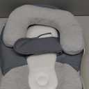 Rootling Baby Feeding Pillow, Anti Overflow Feeding Pillow for Reducing Spit-Up, Safety Nursing Pillow, Baby Lounger Reflux Wedge Breastfeeding, Removable top and Bottom